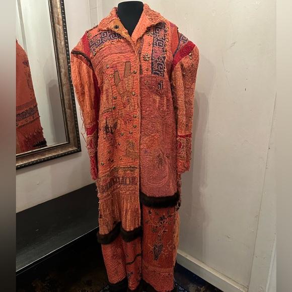 By Walid Jackets & Blazers - By Walid Patchwork Couture Trench Coat